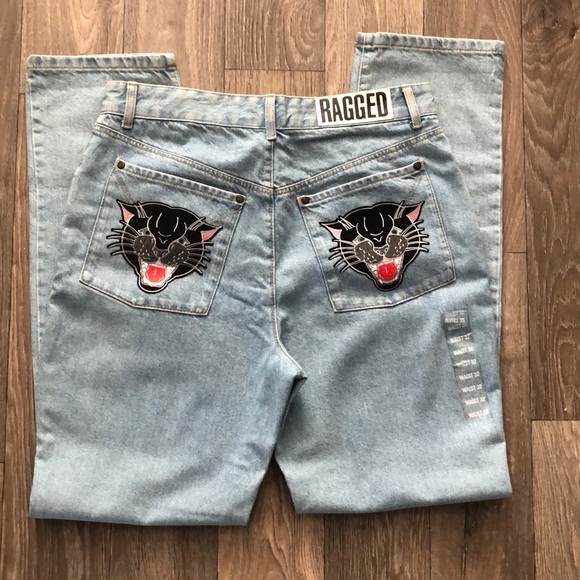 the ragged priest Denim - NEW THE RAGGED PRIEST Cougar Pockets High Waisted